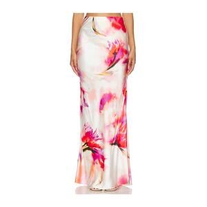 Nbd 'Feyra' Pink Viscose Maxi Skirt Size XS - NWT